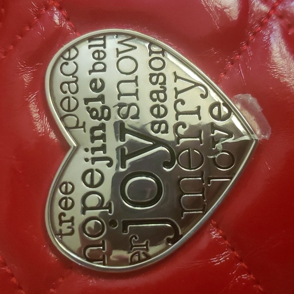 Excellent looking patent leath...Brighton joy merry peace jingle bag - Picture 3 of 4